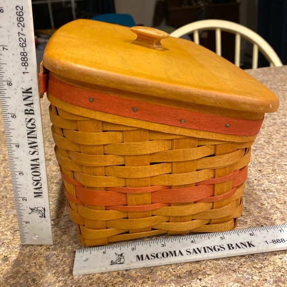 Vintage Longaberger Mother’s Day Vanity 1996 Basket, Protector Set and Lid USA - Picture 4 of 17